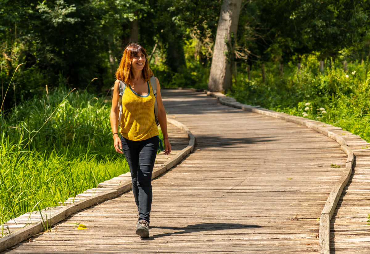 Le passeggiate all'aria aperta sono un ottimo rimedio contro l'ansia